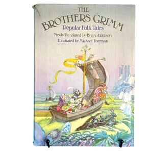 VTG 1978 First Edition, The Brothers Grimm, Popular Folk Tales B. Alderman, HCDJ